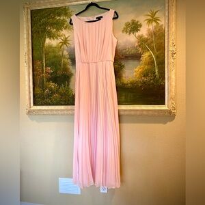 White House Black Market Light Pink Maxi Dress